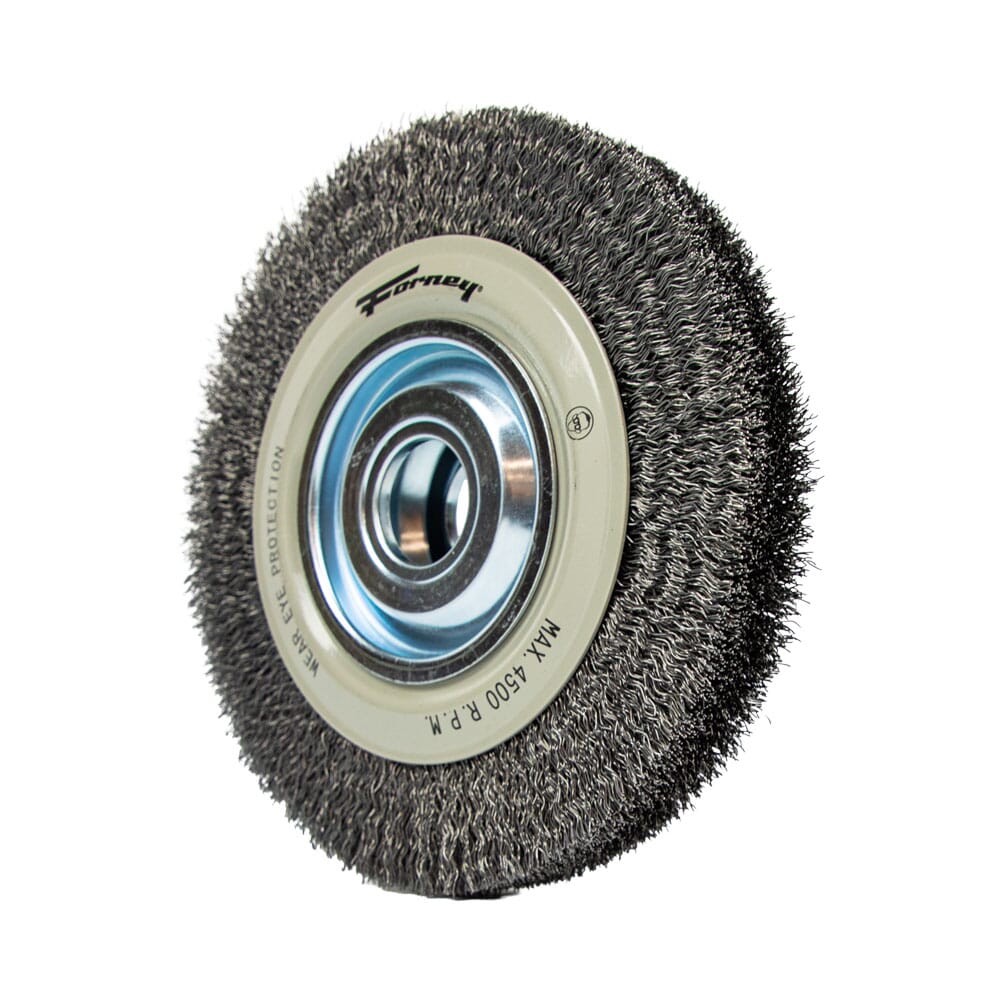 Command PRO Wire Wheel, Crimped, 8 in x .014 in x 1/2 in - 5/8